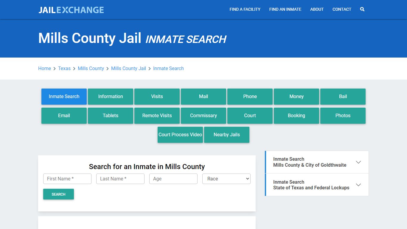 Mills County Jail, TX Inmate Search: Roster & Mugshots